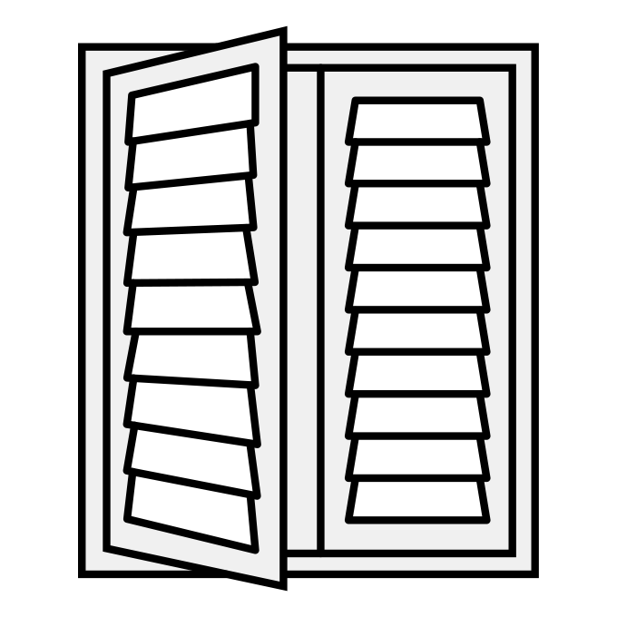 Full Height Window Shutters