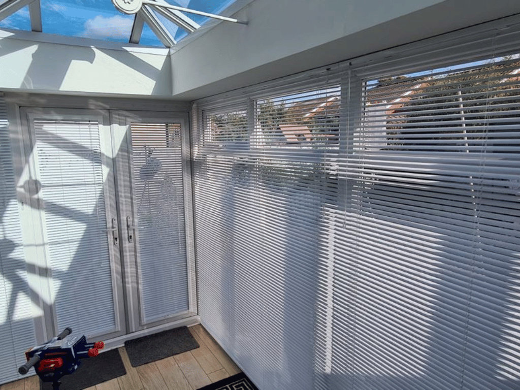 A house fitted with Blinds
