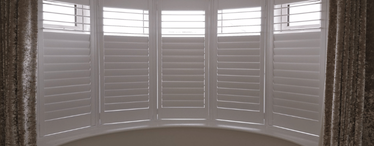 A well fitted Bay window shutters