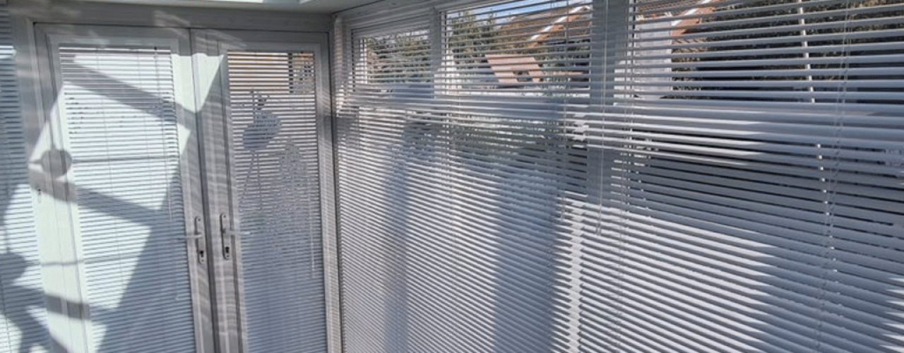 A house fitted with Blinds