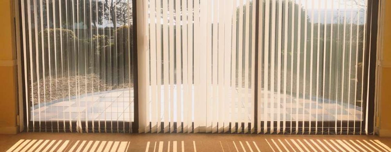 A set of perfect fit blinds for french doors.