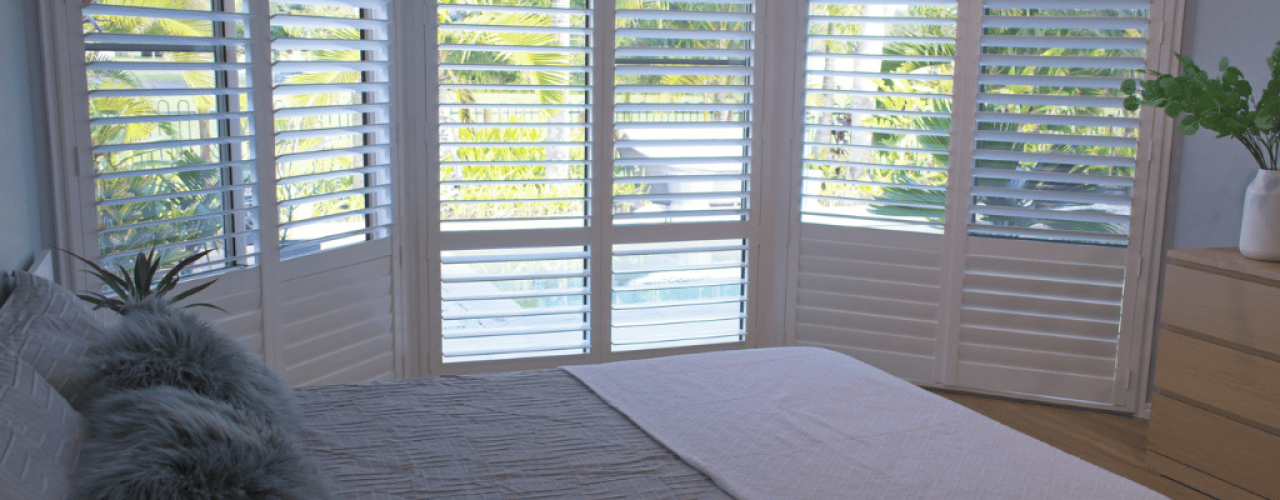 How To Dress Bay Window Shutters the Way Designers Do
